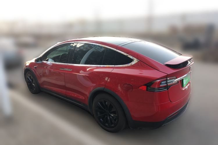 Used Tesla Model X 2020 Long-Range Upgrade Version Rear Left 45 Deg