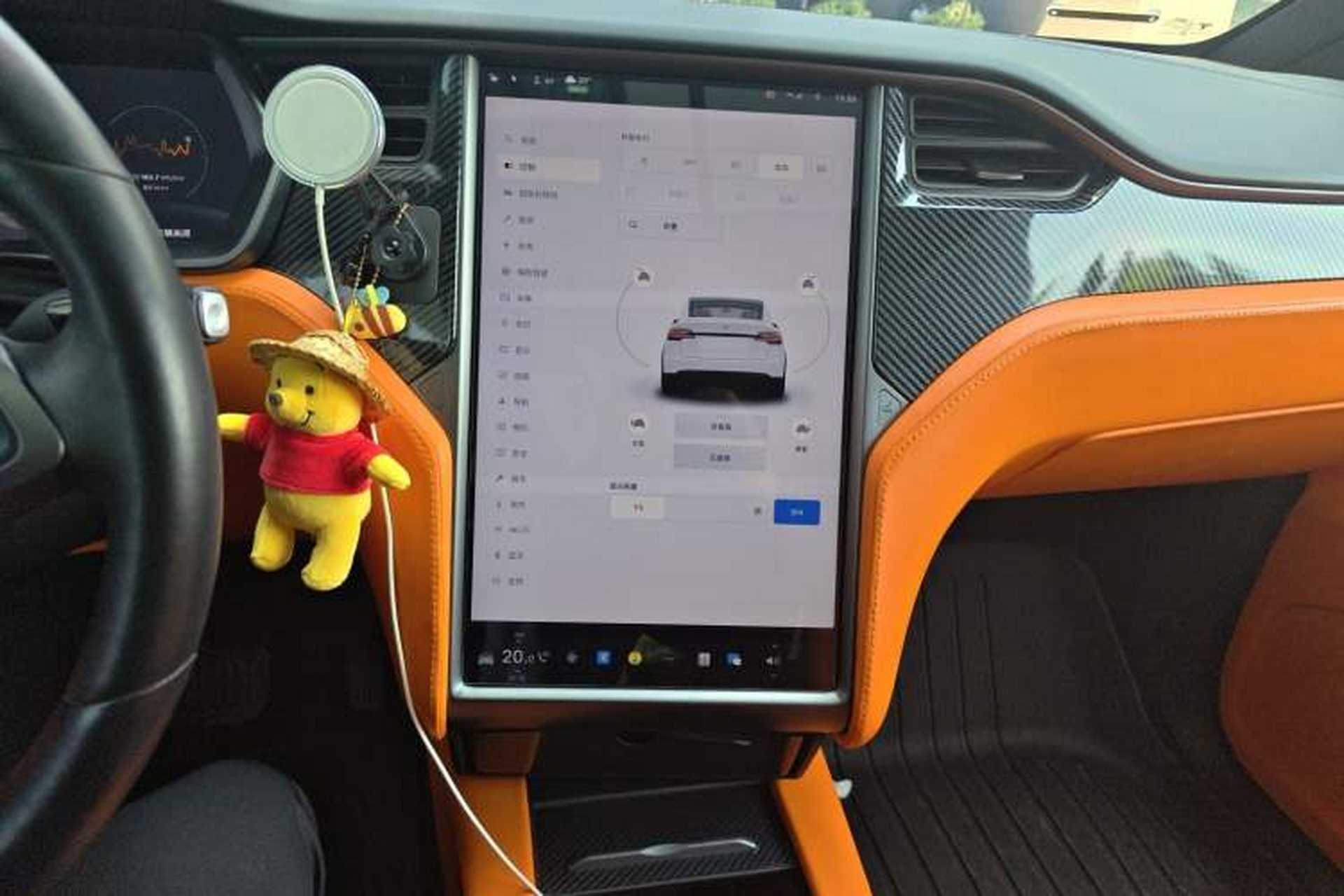 Used Tesla Model X 2020 Long-Range Upgrade Version Audio And AC Panel