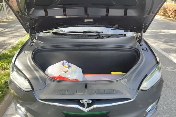 Used Tesla Model X 2020 Long-Range Upgrade Version Engine Bay