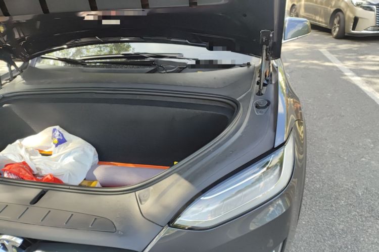 Used Tesla Model X 2020 Long-Range Upgrade Version Engine Bay Left