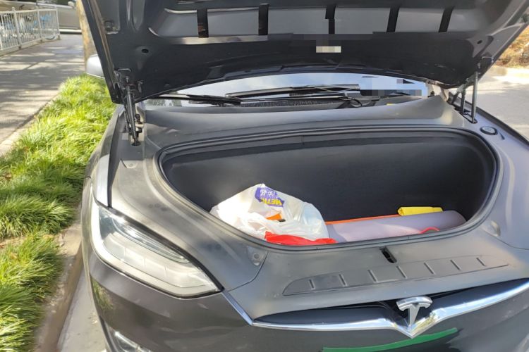 Used Tesla Model X 2020 Long-Range Upgrade Version Engine Bay Right