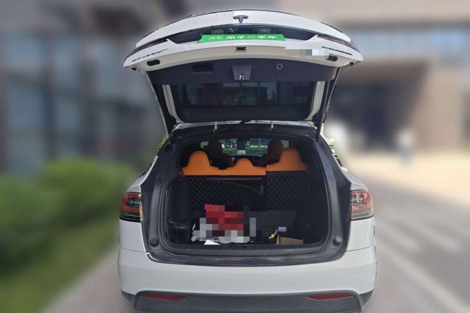 Used Tesla Model X 2020 Long-Range Upgrade Version Trunk