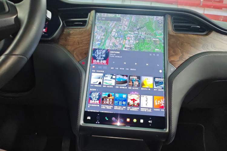 Used Tesla Model X 2020 Long-Range Upgrade Version Audio And AC Panel