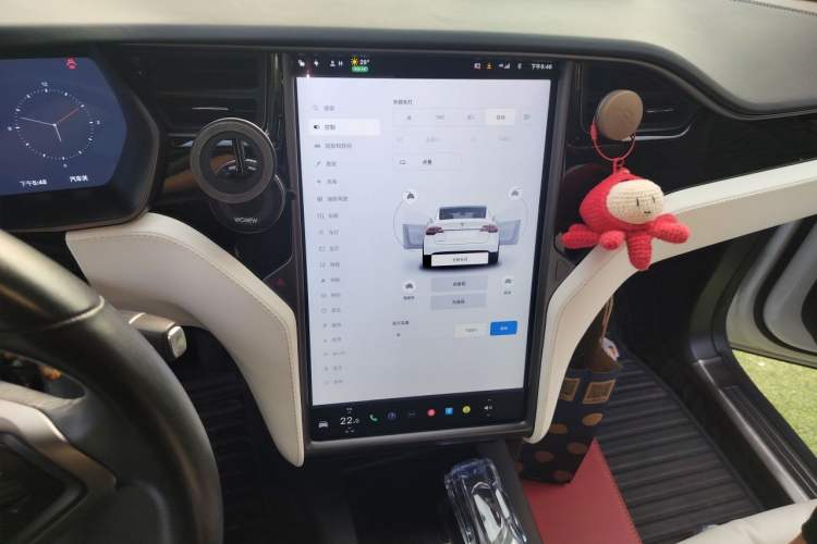 Used Tesla Model X 2020 Long-Range Upgrade Version Audio And AC Panel
