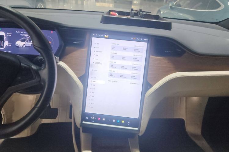 Used Tesla Model X 2020 Long-Range Upgrade Version Audio And AC Panel
