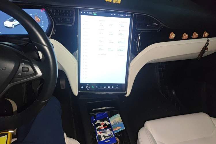 Used Tesla Model X 2020 Long-Range Upgrade Version Audio And AC Panel