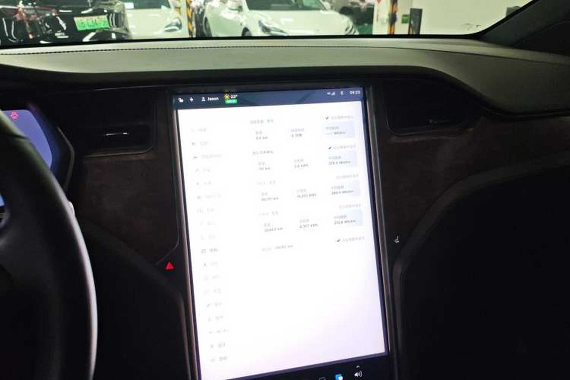Used Tesla Model X 2020 Long-Range Upgrade Version Audio And AC Panel