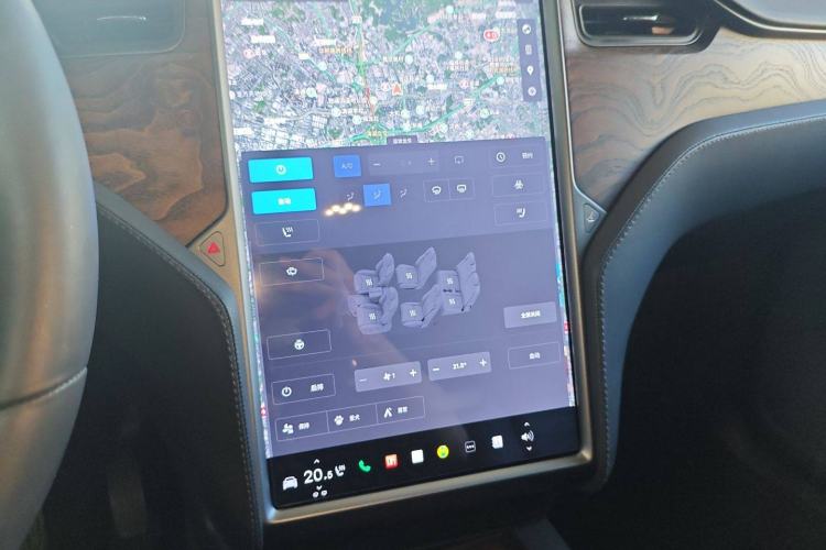 Used Tesla Model X 2020 Long-Range Upgrade Version Audio And AC Panel