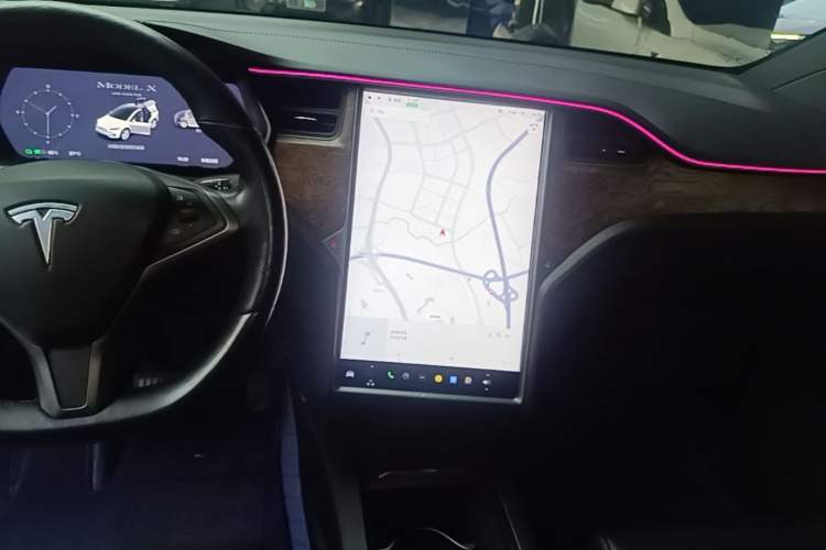 Used Tesla Model X 2020 Long-Range Upgrade Version Audio And AC Panel
