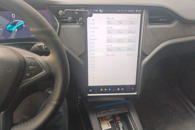 Used Tesla Model X 2020 Long-Range Upgrade Version Audio And AC Panel
