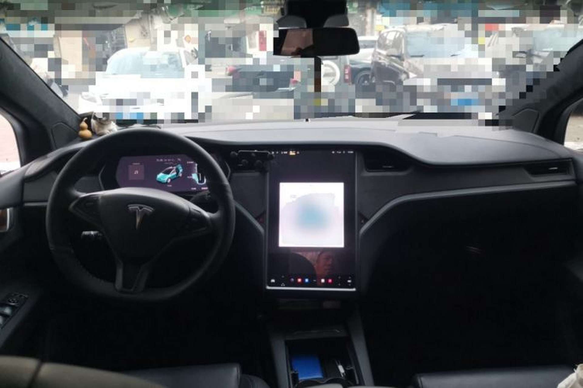 Used Tesla Model X 2020 Long-Range Upgrade Version Center Console