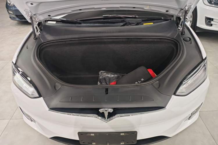 Used Tesla Model X 2020 Long-Range Upgrade Version Engine Bay