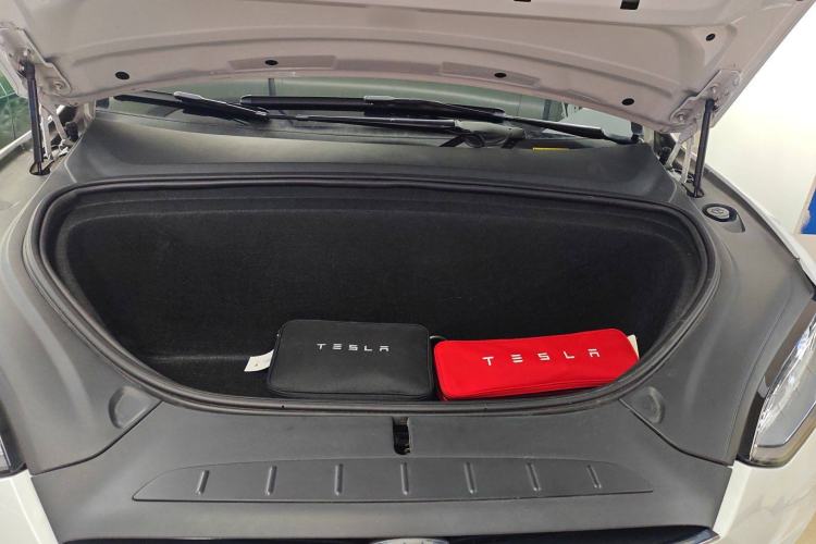 Used Tesla Model X 2020 Long-Range Upgrade Version Engine Bay