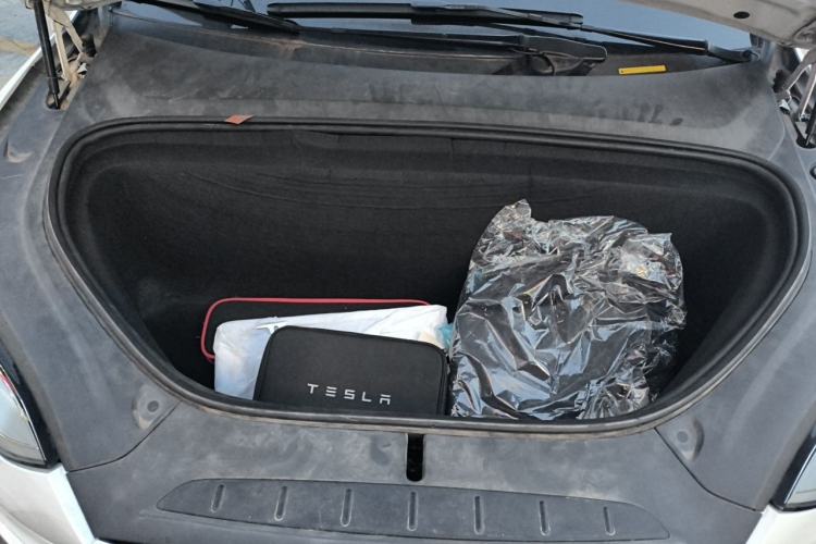 Used Tesla Model X 2020 Long-Range Upgrade Version Engine Bay