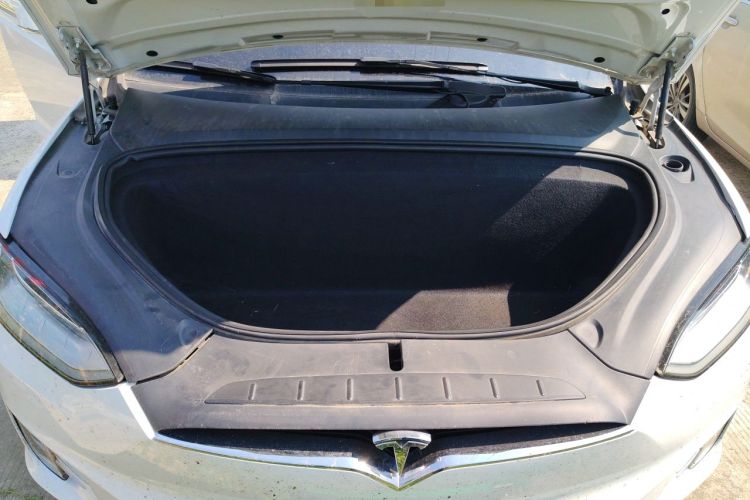 Used Tesla Model X 2020 Long-Range Upgrade Version Engine Bay