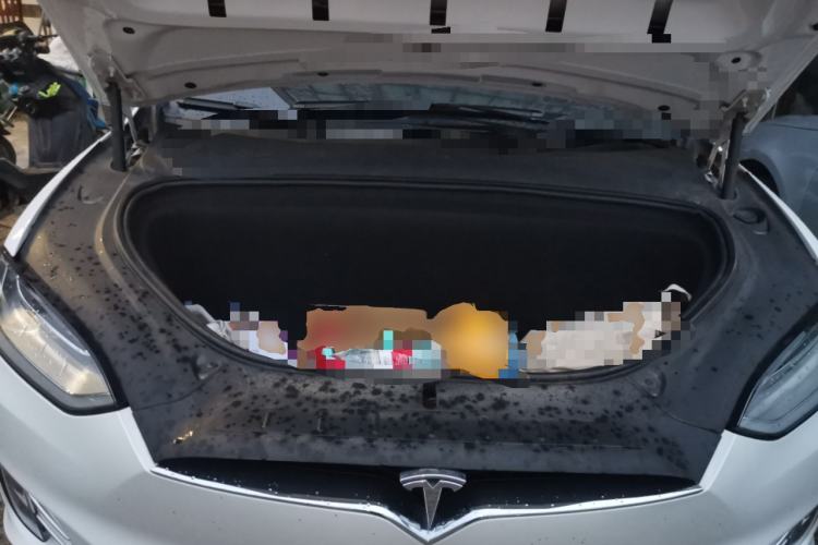 Used Tesla Model X 2020 Long-Range Upgrade Version Engine Bay
