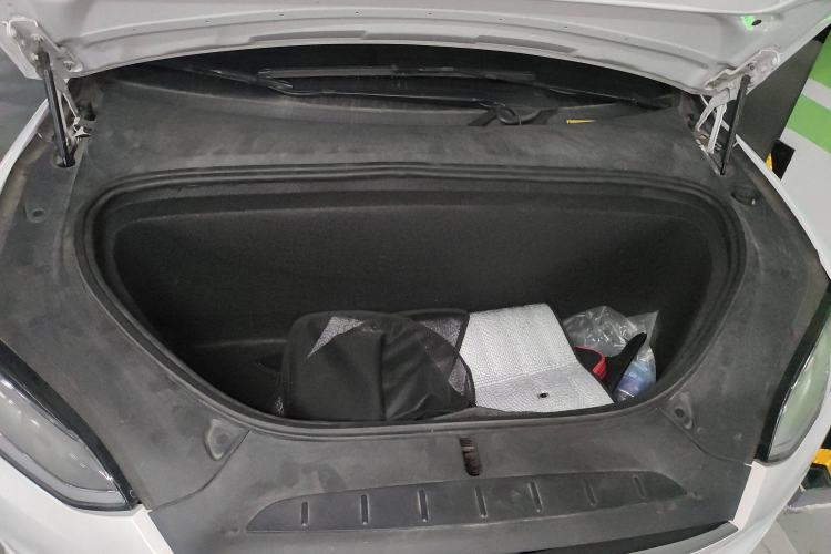 Used Tesla Model X 2020 Long-Range Upgrade Version Engine Bay