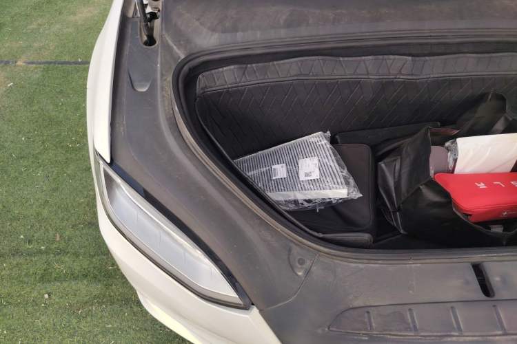 Used Tesla Model X 2020 Long-Range Upgrade Version Engine Bay Right