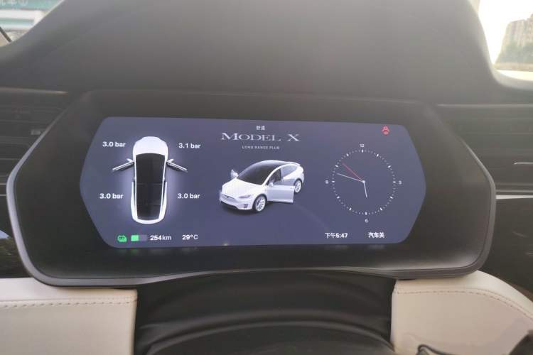 Used Tesla Model X 2020 Long-Range Upgrade Version Instrument Cluster