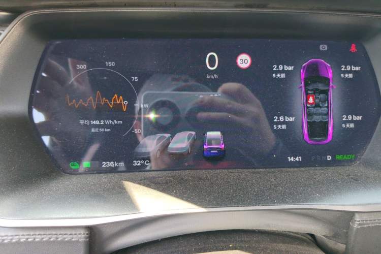 Used Tesla Model X 2020 Long-Range Upgrade Version Instrument Cluster