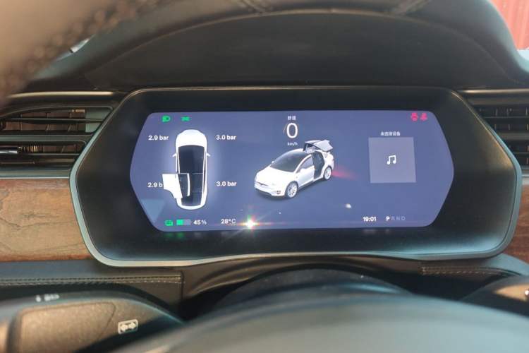 Used Tesla Model X 2020 Long-Range Upgrade Version Instrument Cluster