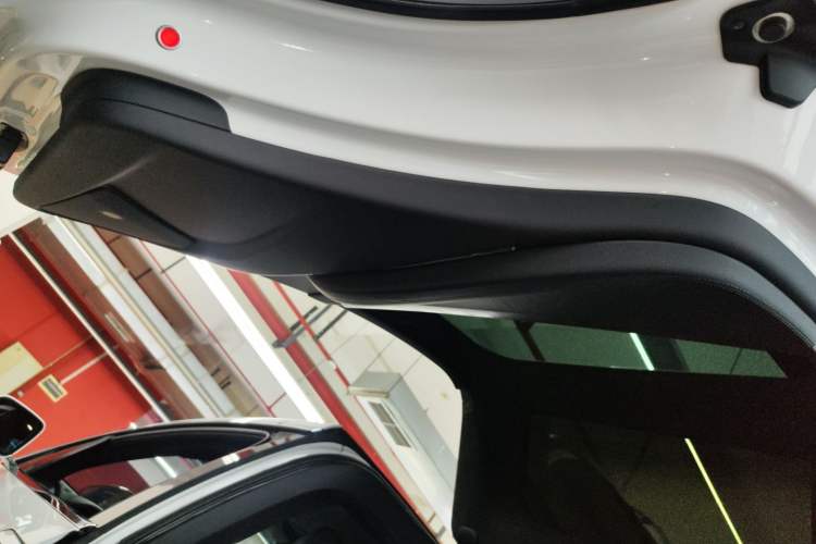 Used Tesla Model X 2020 Long-Range Upgrade Version Left Rear Door Interior