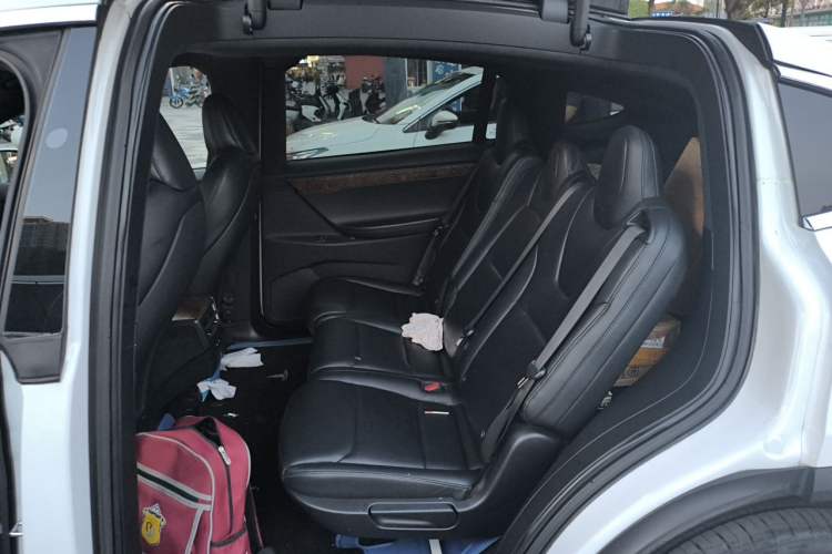 Used Tesla Model X 2020 Long-Range Upgrade Version Left Rear Seat