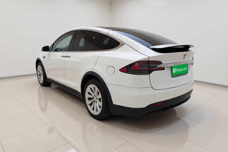 Used Tesla Model X 2020 Long-Range Upgrade Version Rear Left 45 Deg