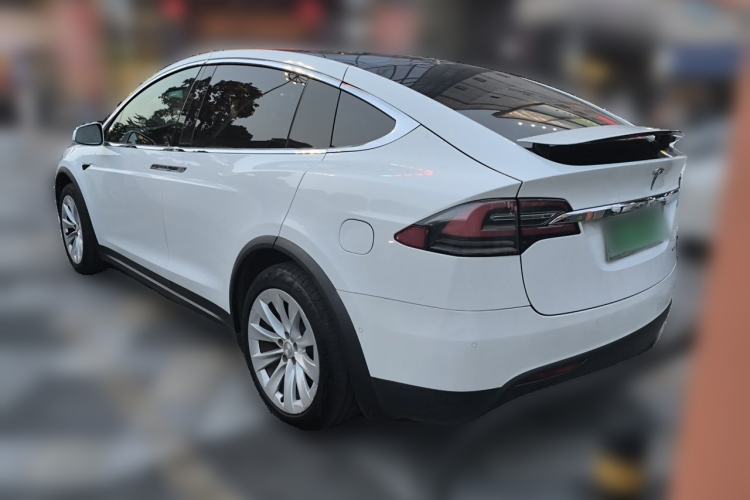 Used Tesla Model X 2020 Long-Range Upgrade Version Rear Left 45 Deg