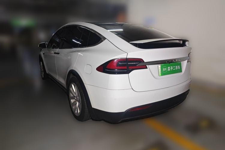 Used Tesla Model X 2020 Long-Range Upgrade Version Rear Left 45 Deg