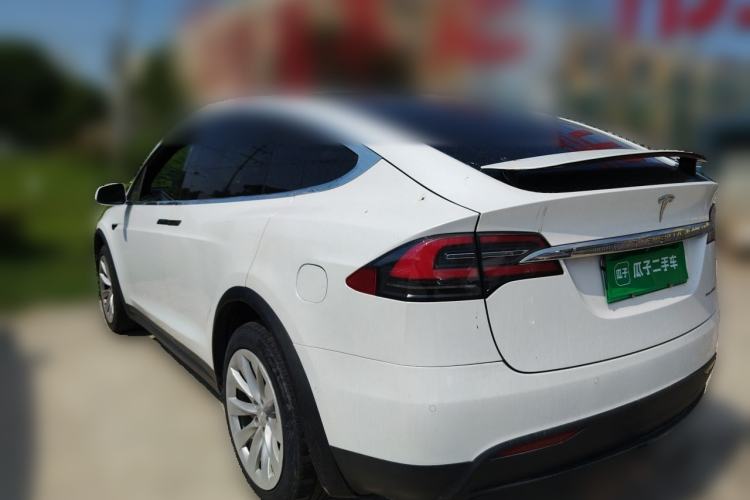 Used Tesla Model X 2020 Long-Range Upgrade Version Rear Left 45 Deg