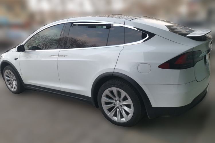 Used Tesla Model X 2020 Long-Range Upgrade Version Rear Left 45 Deg