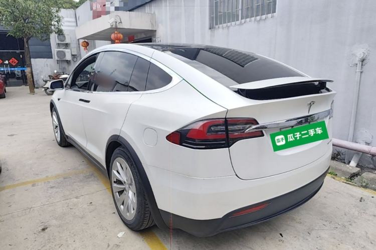 Used Tesla Model X 2020 Long-Range Upgrade Version Rear Left 45 Deg