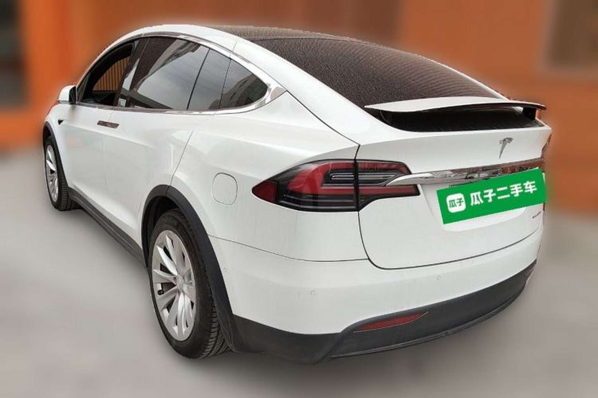 Used Tesla Model X 2020 Long-Range Upgrade Version Rear Left 45 Deg