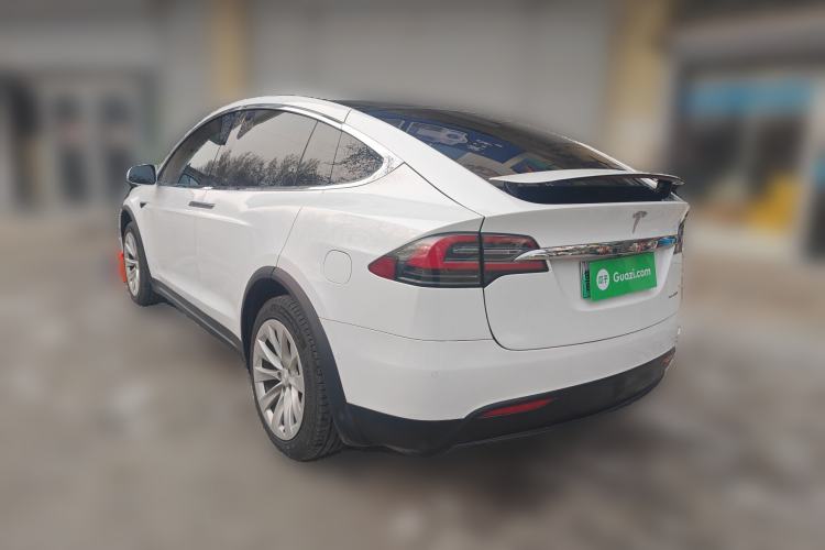 Used Tesla Model X 2020 Long-Range Upgrade Version Rear Left 45 Deg