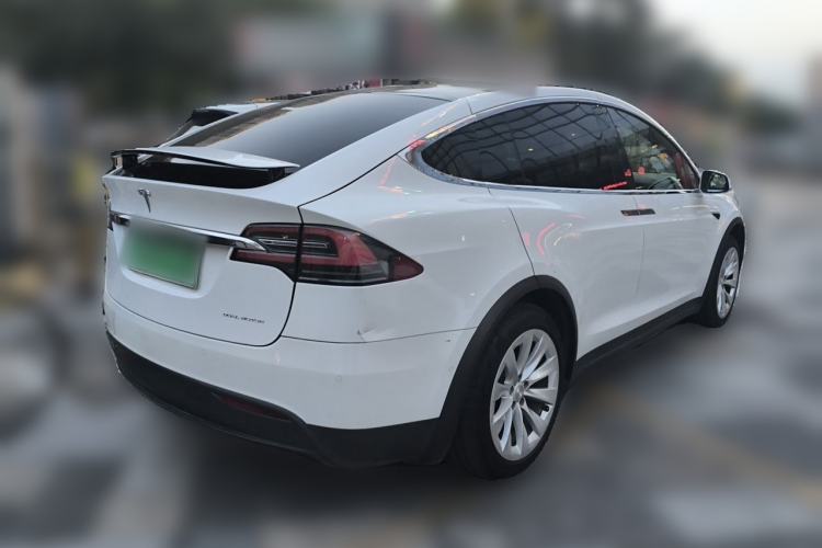 Used Tesla Model X 2020 Long-Range Upgrade Version Rear Right 45 Deg