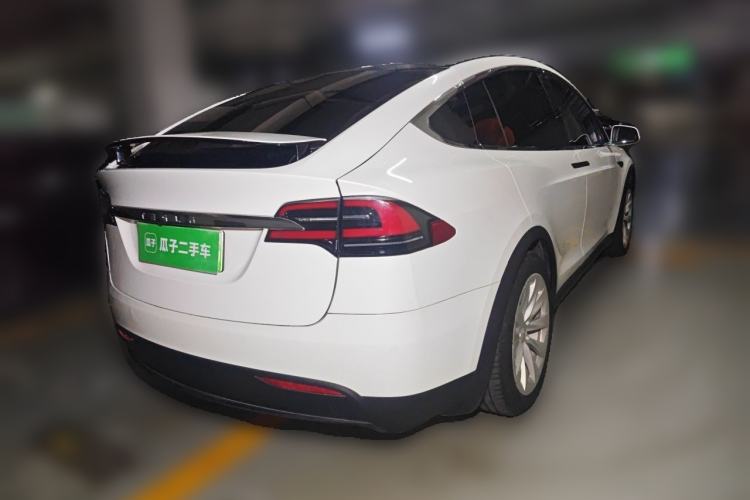 Used Tesla Model X 2020 Long-Range Upgrade Version Rear Right 45 Deg