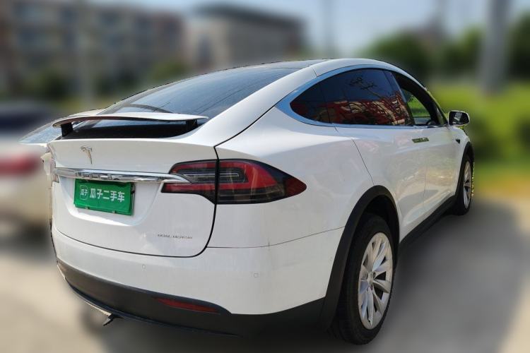 Used Tesla Model X 2020 Long-Range Upgrade Version Rear Right 45 Deg