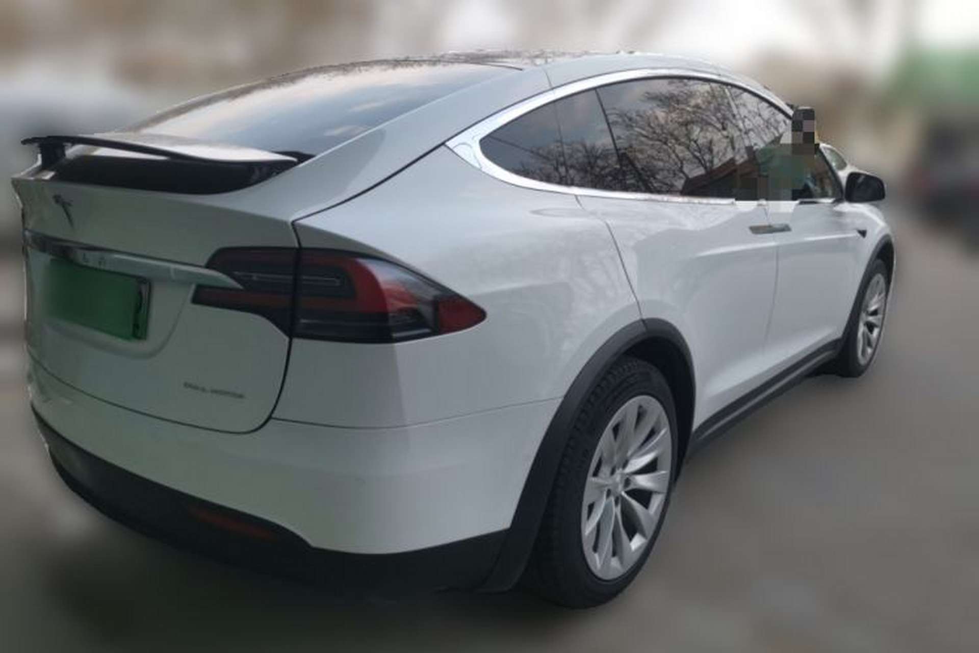Used Tesla Model X 2020 Long-Range Upgrade Version Rear Right 45 Deg