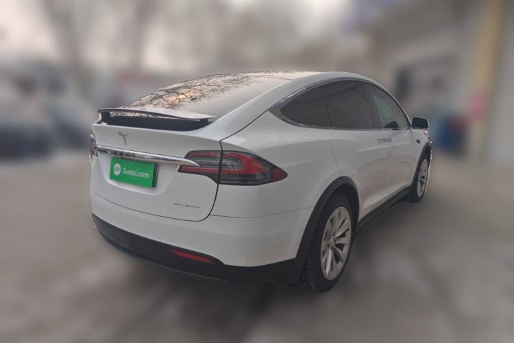 Used Tesla Model X 2020 Long-Range Upgrade Version Rear Right 45 Deg