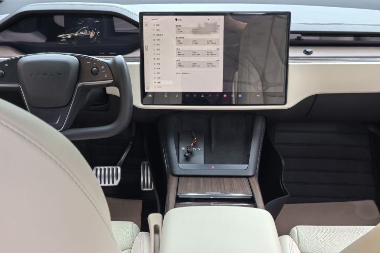 Used Tesla Model X 2023 Dual-Motor All-Wheel-Drive Version Audio And AC Panel