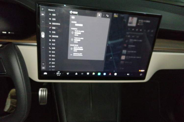 Used Tesla Model X 2023 Dual-Motor All-Wheel-Drive Version Audio And AC Panel