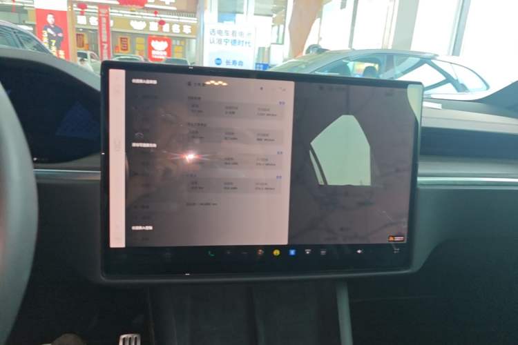Used Tesla Model X 2023 Dual-Motor All-Wheel-Drive Version Audio And AC Panel