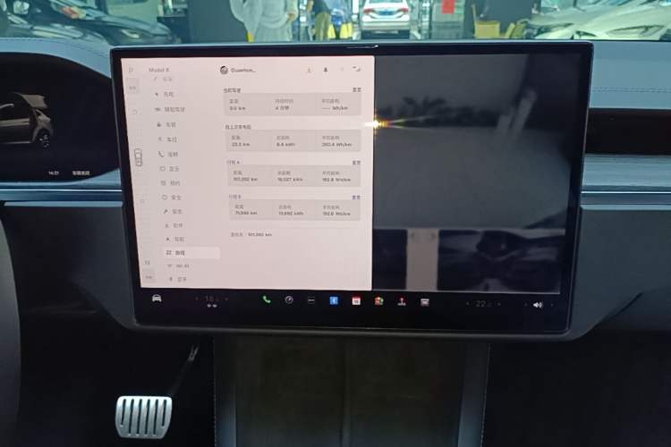Used Tesla Model X 2023 Dual-Motor All-Wheel-Drive Version Audio And AC Panel