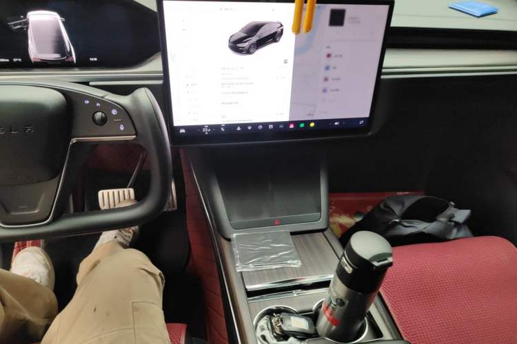 Used Tesla Model X 2023 Dual-Motor All-Wheel-Drive Version Audio And AC Panel