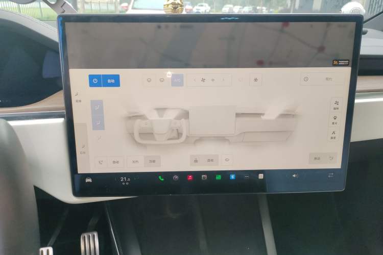 Used Tesla Model X 2023 Dual-Motor All-Wheel-Drive Version Audio And AC Panel