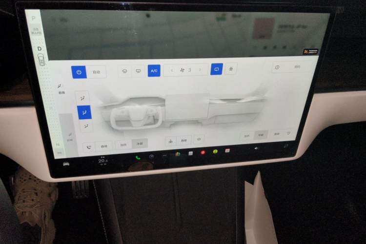 Used Tesla Model X 2023 Dual-Motor All-Wheel-Drive Version Audio And AC Panel