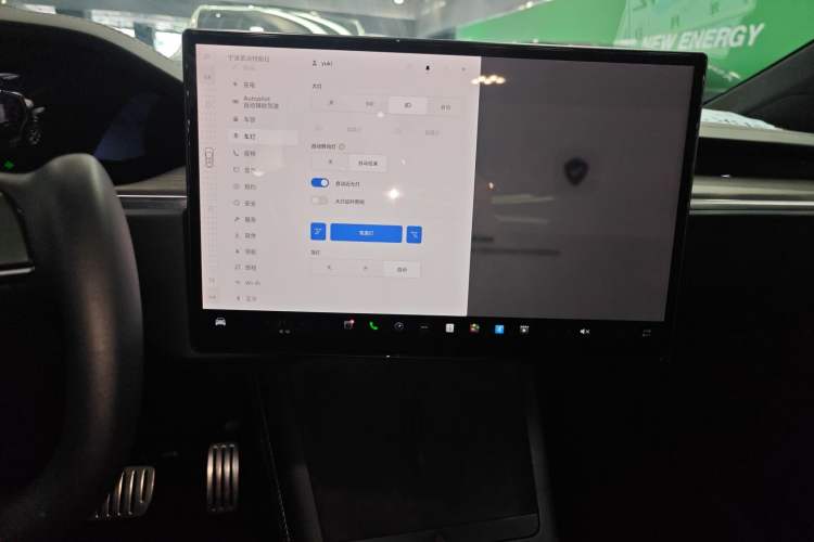 Used Tesla Model X 2023 Dual-Motor All-Wheel-Drive Version Audio And AC Panel