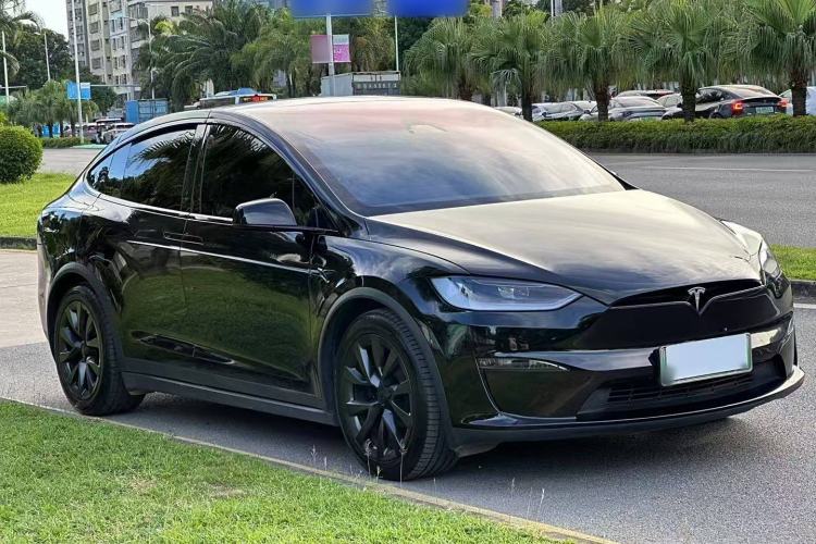 Used Tesla Model X 2023 Dual-Motor All-Wheel-Drive Version Front Right 45 Deg