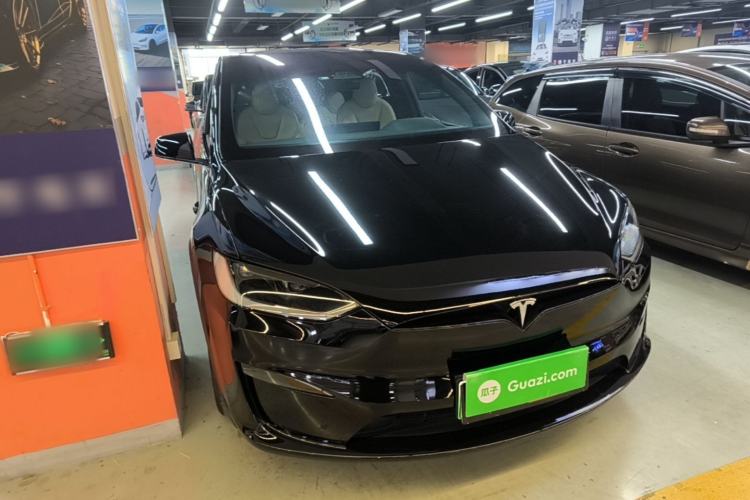 Used Tesla Model X 2023 Dual-Motor All-Wheel-Drive Version Front Right 45 Deg